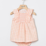 Jesusito niña cuadros melocotón Coco Acqua