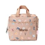 Bolsa merienda térmica Funny Letters personalizable