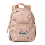 Mochila infantil Funny Letters personalizable