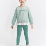 Conjunto niña Flowers Street Monkey