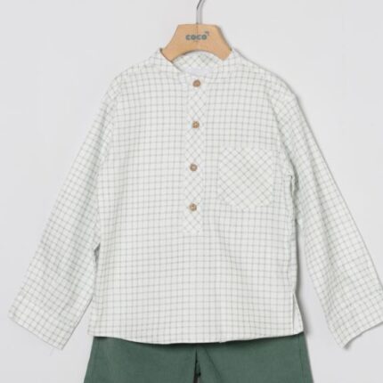 Camisa cuadros niño Coco Acqua