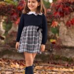 Vestido punto cuadritos Juliana