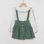 Conjunto niña blusa y pichi vichy Coco Acqua