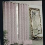 Cortina estampado gris