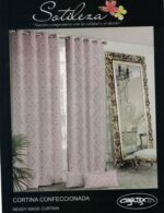 Cortina estampado gris