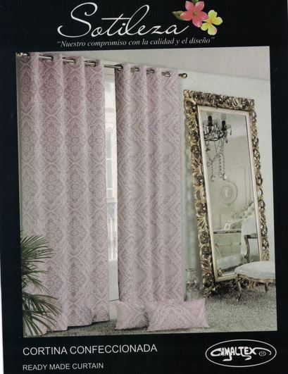 5200 Cortina estampado gris - Imagen 1