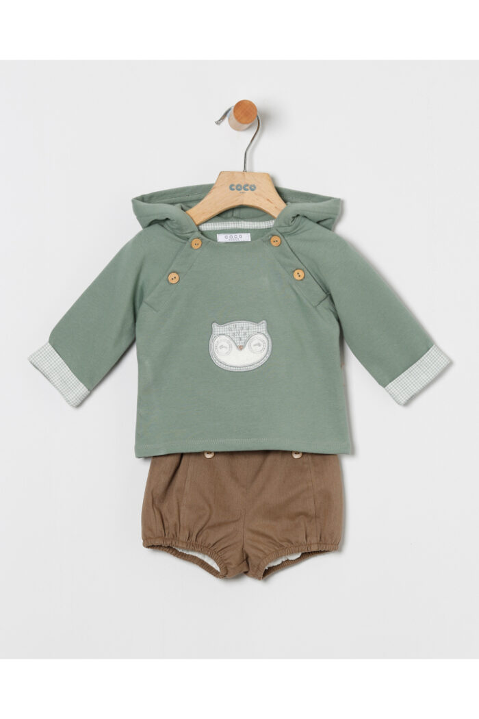 Conjunto niño sudadera+ bombacho Coco Acqua - Imagen 1
