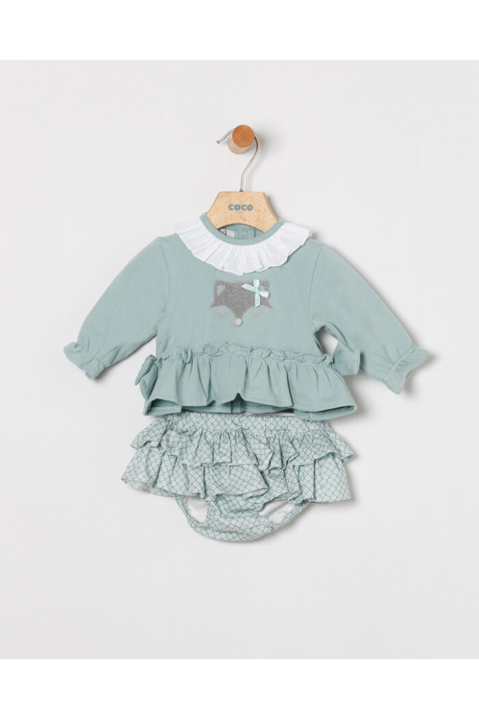 Conjunto niña sudadera + braga falda Coco Acqua - Imagen 1