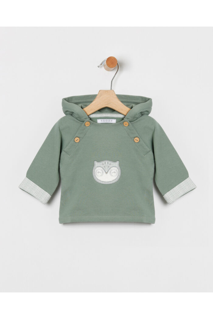 Sudadera niño Vichy Coco Acqua - Imagen 1