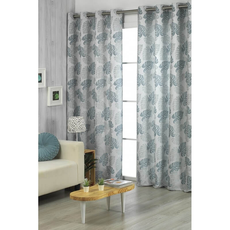 Cortina-Jacquard-Paradise-Cd-5260- Cortina Paradaise Verde - Imagen 1
