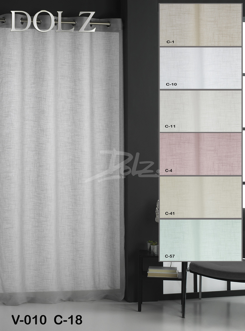 V0101 Visillo liso Dolz - Imagen 1