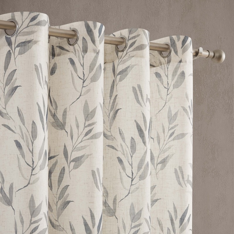 visillo-lino-estampado-bambu (2) Visillo estampado Bambú Camaltex - Imagen 2