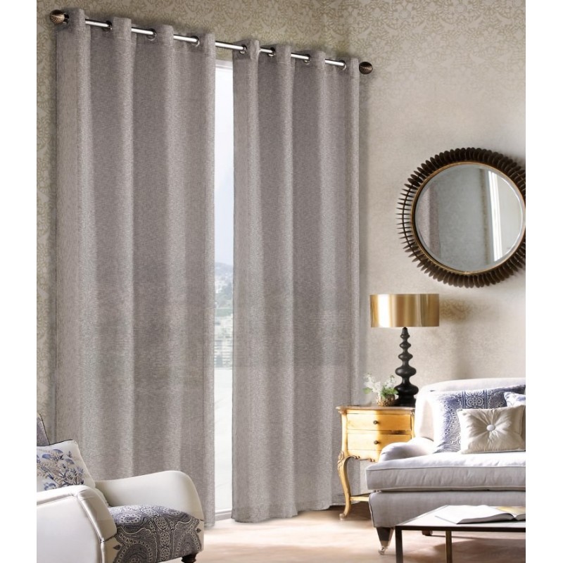 visillo-rustico Visillo rústico con ollados - Imagen 1