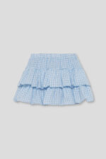 Falda vichy celeste Street Monkey - Imagen 3