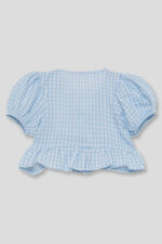 Top niña vichy celeste Street Monkey - Imagen 3