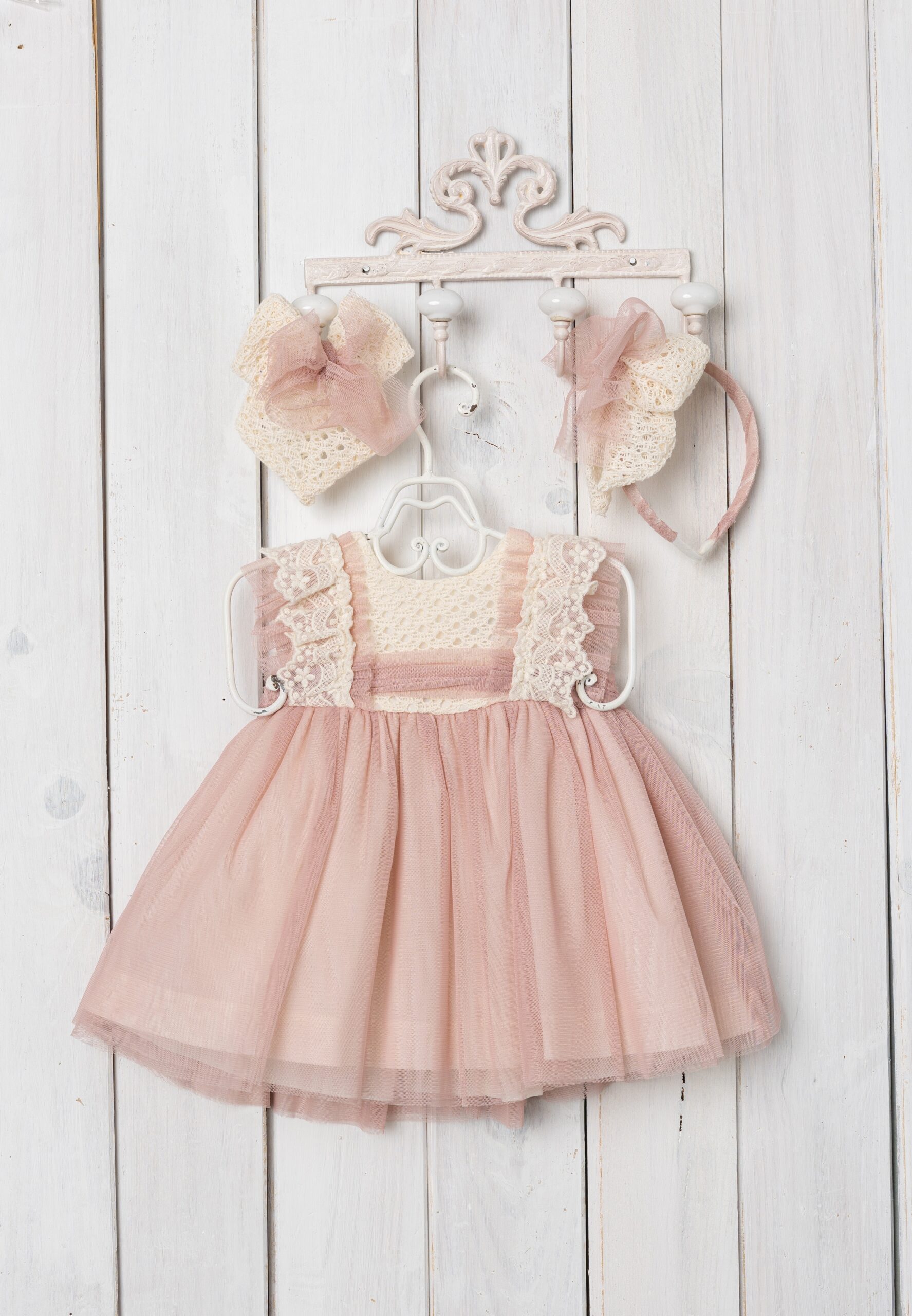 26021 Vestido bebe Alba Basmarti - Imagen 1