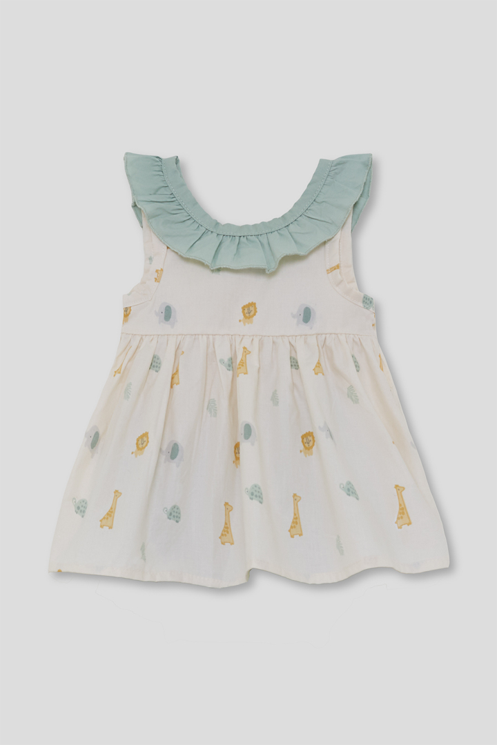 142112-product-large Vestido niña Safari Street Monkey - Imagen 1