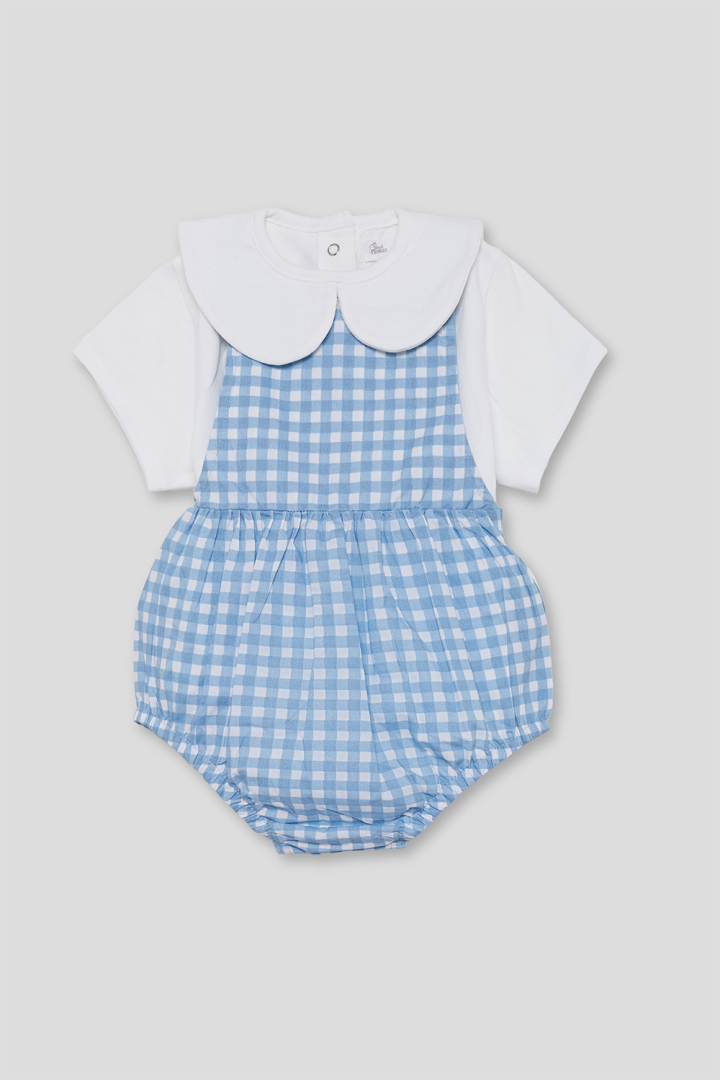 142132-product-large Conjunto unisex vichy azul Street Monkey - Imagen 1