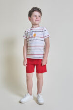 Conjunto niño rayas tenis Street Monkey