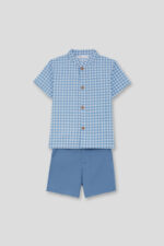 Conj. niño cuadros vichy Street Monkey - Imagen 4