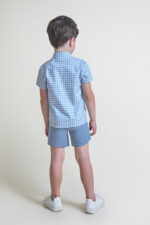 Conj. niño cuadros vichy Street Monkey - Imagen 3