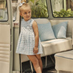 Vestido cuadros escote Juliana