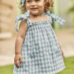 Vestido engomado cuadros Juliana