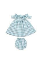 Vestido engomado cuadros Juliana - Imagen 3