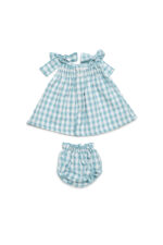 Vestido engomado cuadros Juliana - Imagen 2