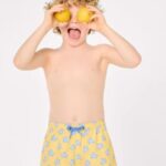 Bañador niño tortugas amarillas