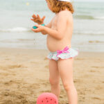 Braga bañador flores lycra Pequeños Piratas