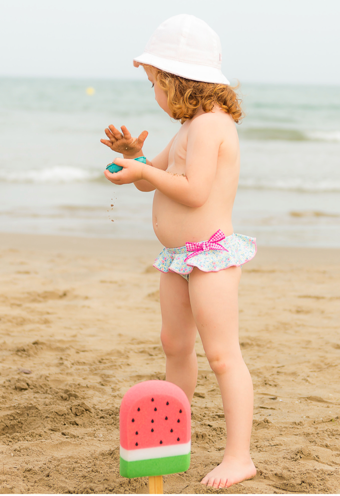 IMG_1804 Braga bañador flores lycra Pequeños Piratas - Imagen 1