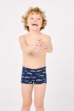Bañador boxer niño cocodrilos amarillas Ysabel Mora