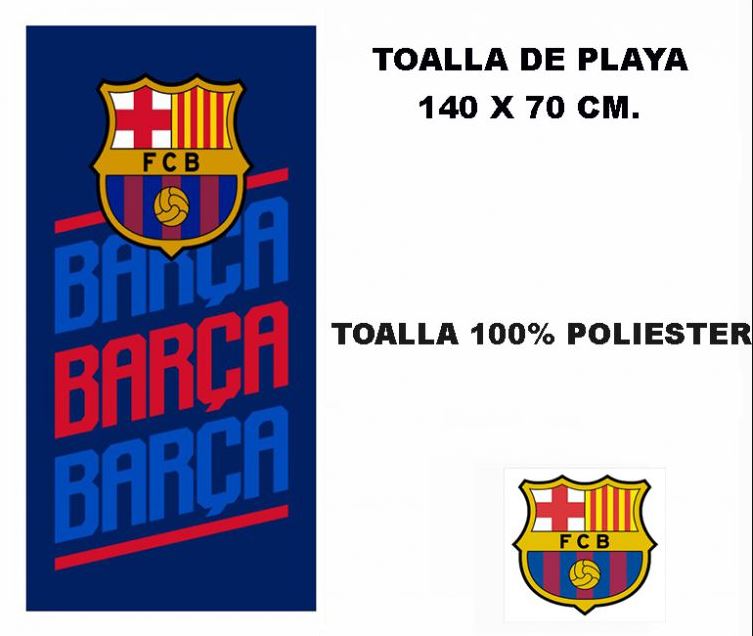 2 Toalla playa o piscina Barcelona 9 - Imagen 1