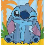 Toalla playa o piscina Lilo & Stitch palmeras