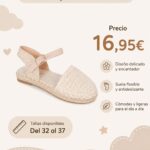 Esparteñas crochet beige