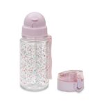 Botella de agua con pajita Petalos Interbaby - Imagen 4