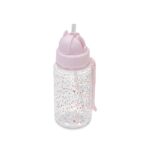 Botella de agua con pajita Petalos Interbaby - Imagen 3