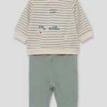 Conjunto bebe Dinos rayas Street Monkey