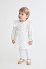 Vestido bebe flor verde Street Monkey