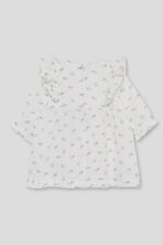 Vestido bebe flor verde Street Monkey - Imagen 2