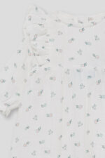Vestido bebe flor verde Street Monkey - Imagen 3