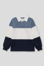 Polo niño raya azul Street Monkey - Imagen 3