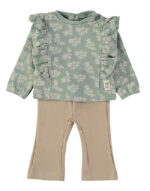 Conjunto Flores verdes Babybol