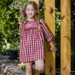 Vestido niña Guinda Yoedu
